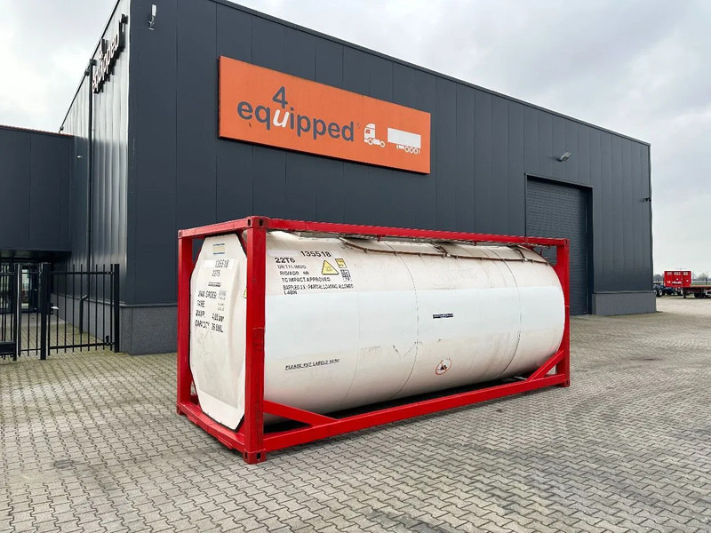 SINGAMAS 20FT ISO, 26.000L/1-COMP/3 BAFFELS/3 manholes, 5Y inspection: 06/2027 - Tank container: picture 1 SINGAMAS 20FT ISO, 26.000L/1-COMP/3 BAFFELS/3 manholes, 5Y inspection: 06/2027 - Tank container: picture 1