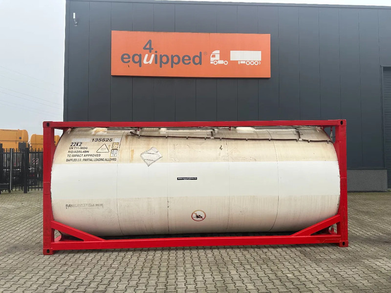 SINGAMAS 20FT ISO, 26.000L/1-COMP/3 BAFFELS/3 manholes, 5Y inspection: 06/2027 - Tank container: picture 2 SINGAMAS 20FT ISO, 26.000L/1-COMP/3 BAFFELS/3 manholes, 5Y inspection: 06/2027 - Tank container: picture 2