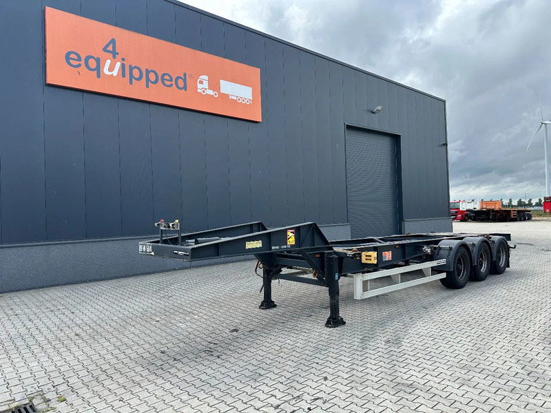 TURBOS HOET Turbo's Hoet 20FT HC GOOSENECK ADR CHASSIS / BPW + DISC / ADR (FL, AT, OX) / NL-trailer / APK / 2x available - Container transporter/ Swap body semi-trailer: picture 1 TURBOS HOET Turbo's Hoet 20FT HC GOOSENECK ADR CHASSIS / BPW + DISC / ADR (FL, AT, OX) / NL-trailer / APK / 2x available - Container transporter/ Swap body semi-trailer: picture 1