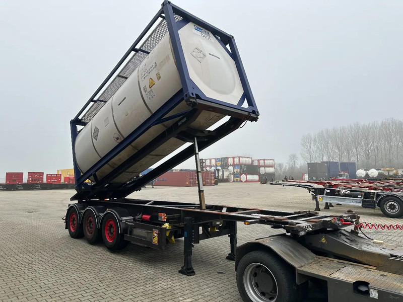 Van Hool 20FT Tipping-chassis, ADR (EX/II, EX/III, FL, AT), SAF, 2 liftaxles - Container transporter/ Swap body semi-trailer: picture 3 Van Hool 20FT Tipping-chassis, ADR (EX/II, EX/III, FL, AT), SAF, 2 liftaxles - Container transporter/ Swap body semi-trailer: picture 3