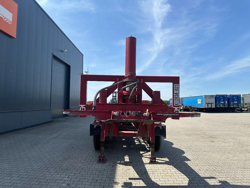 Van Hool 3 AXLE 20FT TIPPING-CHASSIS, BPW + disc, liftaxle, steering axle, BROKEN HYVA-CYLINDER - Container transporter/ Swap body semi-trailer: picture 5 Van Hool 3 AXLE 20FT TIPPING-CHASSIS, BPW + disc, liftaxle, steering axle, BROKEN HYVA-CYLINDER - Container transporter/ Swap body semi-trailer: picture 5