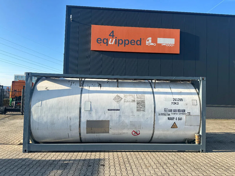 Welfit Oddy 25.830L/1-COMP, 20FT ISO, UN PORTABLE T11, valid 5Y inspection: 02-2027 - Storage tank: picture 2 Welfit Oddy 25.830L/1-COMP, 20FT ISO, UN PORTABLE T11, valid 5Y inspection: 02-2027 - Storage tank: picture 2