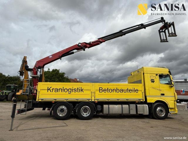 Crane truck DAF XF 480/HMF 2530 L-CR Kran/Lenk/Lift/Baustoff: picture 9