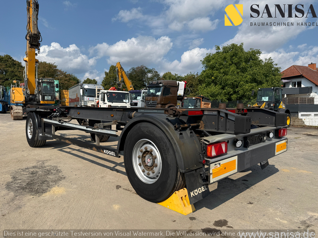 KÖGEL AW18/Wechselfahrgestell/BDF/Pneumatik - Chassis trailer: picture 3 KÖGEL AW18/Wechselfahrgestell/BDF/Pneumatik - Chassis trailer: picture 3