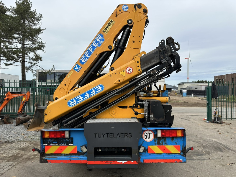 Dropside/ Flatbed truck, Crane truck DAF CF 85.360 8x2 PRITSCHE 7m35 + KRAN EFFER 165-3S + RADIO - MANUAL GEARBOX ZF - EURO 5 - BE TRUCK: picture 16