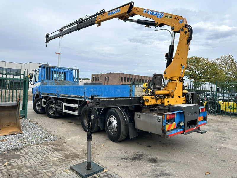 Dropside/ Flatbed truck, Crane truck DAF CF 85.360 8x2 PRITSCHE 7m35 + KRAN EFFER 165-3S + RADIO - MANUAL GEARBOX ZF - EURO 5 - BE TRUCK: picture 6