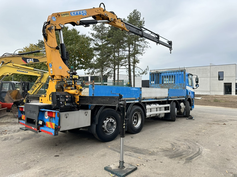 Dropside/ Flatbed truck, Crane truck DAF CF 85.360 8x2 PRITSCHE 7m35 + KRAN EFFER 165-3S + RADIO - MANUAL GEARBOX ZF - EURO 5 - BE TRUCK: picture 7
