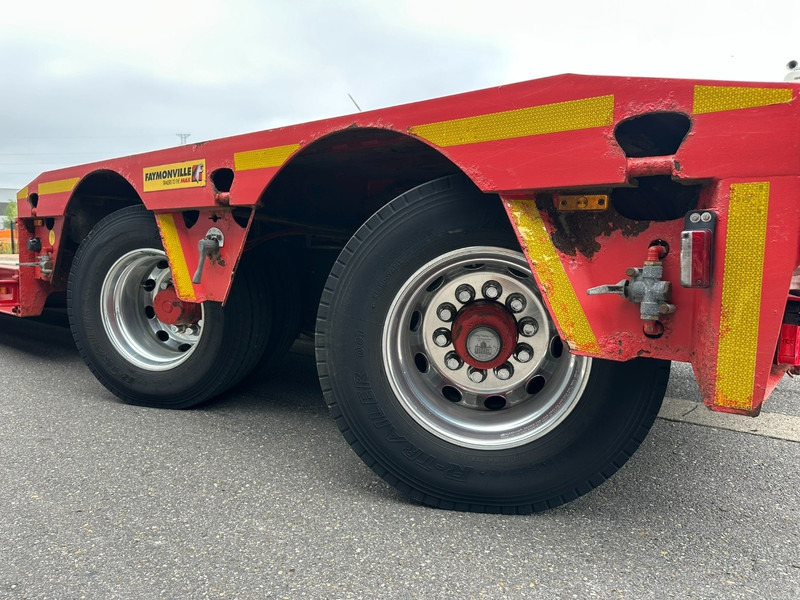 Low loader semi-trailer Faymonville 47.5T STBZ-2VA 8m +5m50 LOWBED - TIEFBETT / REMOVABLE NECK - ABNEHMBARE SCHWANENHALS - HYDR STEERING AXLES / LENKACHSEN - SAF: picture 9