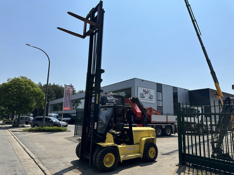 Hyster H 7.00 XL 7.0T - 5400mm - SIDESHIFT - PERKINS 4 CYLINDER - Diesel forklift: picture 4 Hyster H 7.00 XL 7.0T - 5400mm - SIDESHIFT - PERKINS 4 CYLINDER - Diesel forklift: picture 4