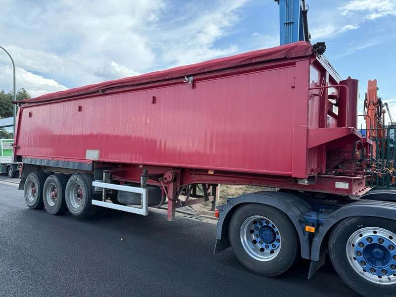 LAG 0-3-37 KAL - 3-AXLES ALU TIPPER - 42m3 AIR SUSPENSION - BPW DRUM - MARCOLIN COVER - Tipper semi-trailer: picture 1 LAG 0-3-37 KAL - 3-AXLES ALU TIPPER - 42m3 AIR SUSPENSION - BPW DRUM - MARCOLIN COVER - Tipper semi-trailer: picture 1