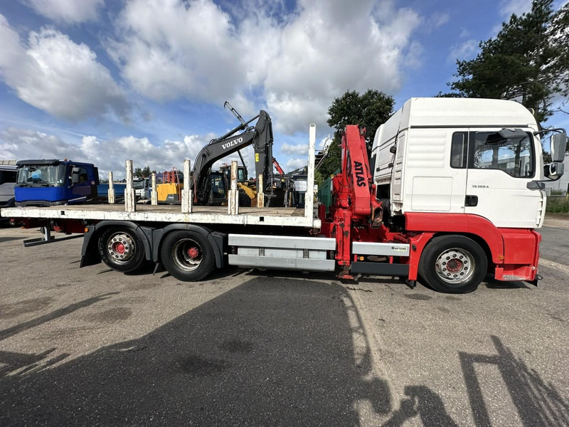 MAN TG 360 A 6x2 + CRANE ATLAS 100.1 A3 - PLATFORM 5m80 - E3 - LIFT-AXLE - FULL AIR SUSPENSION - ZF AS TRONIC - BE TRUCK - Crane truck: picture 3 MAN TG 360 A 6x2 + CRANE ATLAS 100.1 A3 - PLATFORM 5m80 - E3 - LIFT-AXLE - FULL AIR SUSPENSION - ZF AS TRONIC - BE TRUCK - Crane truck: picture 3