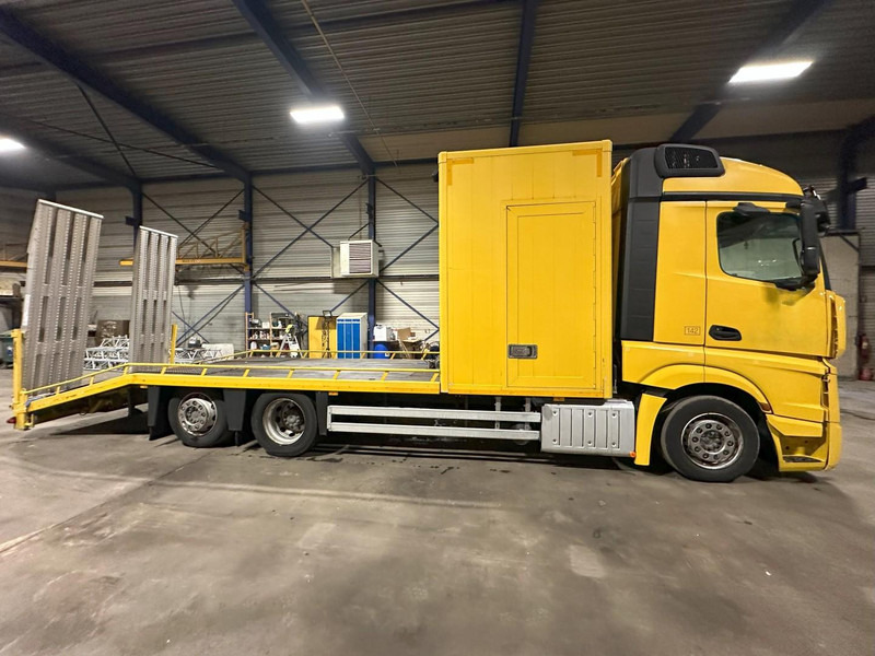 Mercedes-Benz ACTROS 2745 6x2 OPRIJWAGEN / AUTOTRANSPORTER / MACHINE CARRIER - WINCH - 6m10 - EURO 5 - LIFT AXLE - HYDR RAMPS - NL TRUCK - Autotransporter truck: picture 5 Mercedes-Benz ACTROS 2745 6x2 OPRIJWAGEN / AUTOTRANSPORTER / MACHINE CARRIER - WINCH - 6m10 - EURO 5 - LIFT AXLE - HYDR RAMPS - NL TRUCK - Autotransporter truck: picture 5