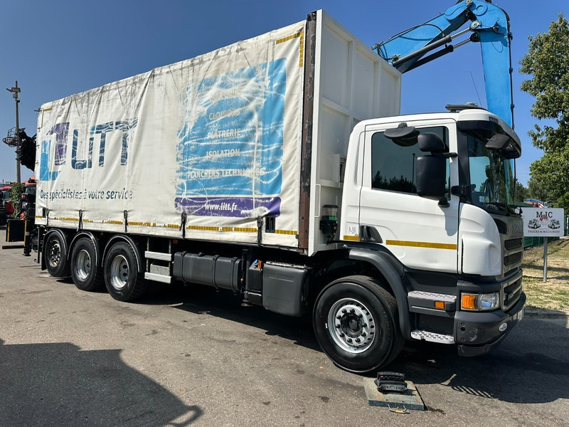 Scania P410 8x4 TRIDEM + CRANE HIAB 244 EP-4 HIDUO - RETARDER - LIFT + STEERING AXLE - *327.000km* - RADIO - Crane truck: picture 2 Scania P410 8x4 TRIDEM + CRANE HIAB 244 EP-4 HIDUO - RETARDER - LIFT + STEERING AXLE - *327.000km* - RADIO - Crane truck: picture 2