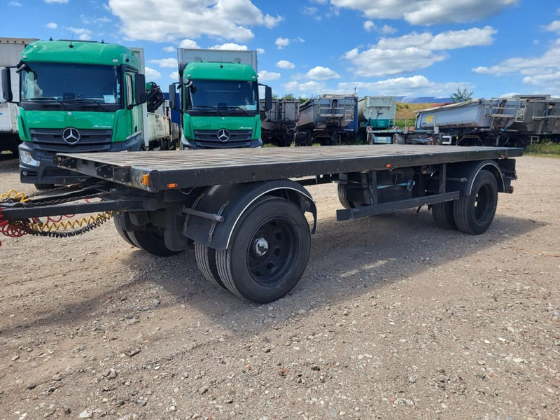 Trailor 2-AS PLATTE AANHANGER - SMB - AIR SUSPENSION - DOUBLE WHEELS - Dropside/ Flatbed trailer: picture 2 Trailor 2-AS PLATTE AANHANGER - SMB - AIR SUSPENSION - DOUBLE WHEELS - Dropside/ Flatbed trailer: picture 2