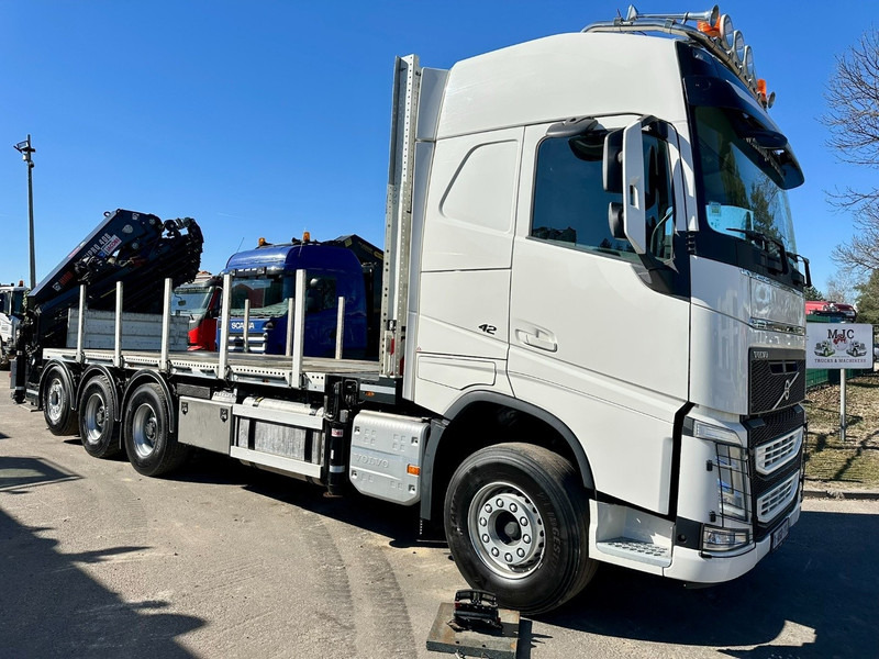 Volvo FH 420 8x4 TRIDEM + KRAAN HIAB 408 E-8 HIPRO + WINCH - 63.000km ONLY - CREWCAB 4 SEATER - PLATFORM 7m - TOP CONDITION - Dropside/ Flatbed truck, Crane truck: picture 1 Volvo FH 420 8x4 TRIDEM + KRAAN HIAB 408 E-8 HIPRO + WINCH - 63.000km ONLY - CREWCAB 4 SEATER - PLATFORM 7m - TOP CONDITION - Dropside/ Flatbed truck, Crane truck: picture 1