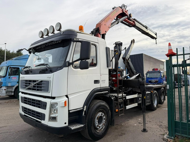 Volvo FM 400 6x2 HOOKLIFT + CRANE PALFINGER PK 15500 B (2x) - 5/6 F - MANUAL - EURO 4 - BE TRUCK - Hook lift truck, Crane truck: picture 2 Volvo FM 400 6x2 HOOKLIFT + CRANE PALFINGER PK 15500 B (2x) - 5/6 F - MANUAL - EURO 4 - BE TRUCK - Hook lift truck, Crane truck: picture 2