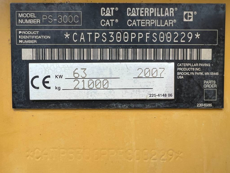 Cat PS300C - Pneumatic roller: picture 5 Cat PS300C - Pneumatic roller: picture 5