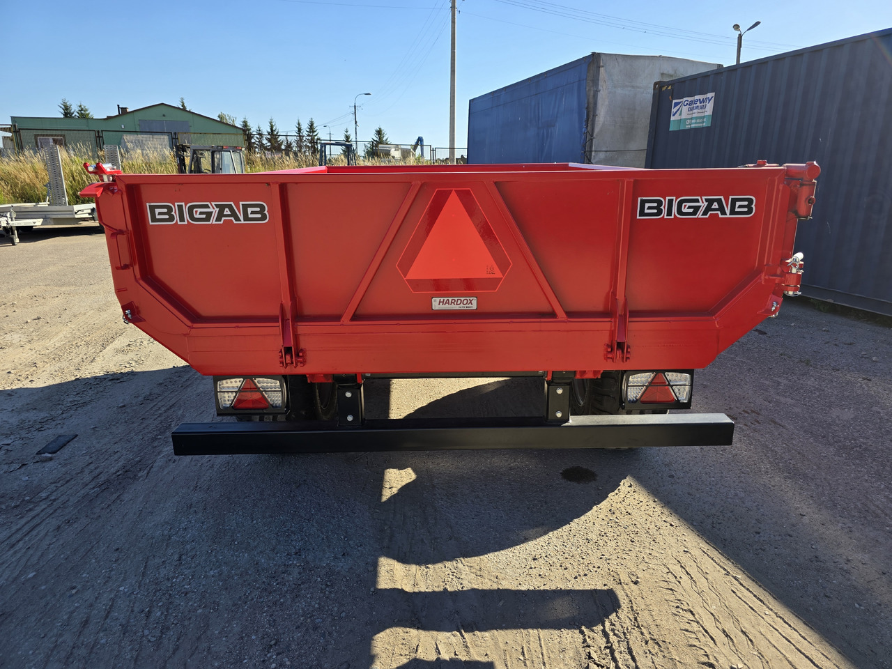 Farm tipping trailer/ Dumper BIGAB BT-8 HARDOX: picture 6