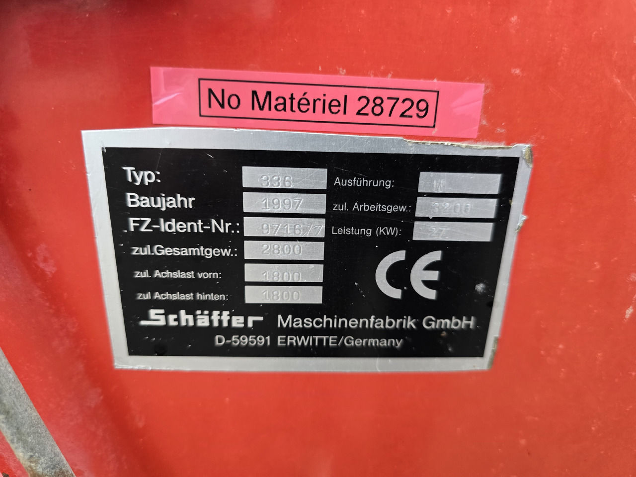 SCHAFFER 336 - Skid steer loader: picture 2 SCHAFFER 336 - Skid steer loader: picture 2