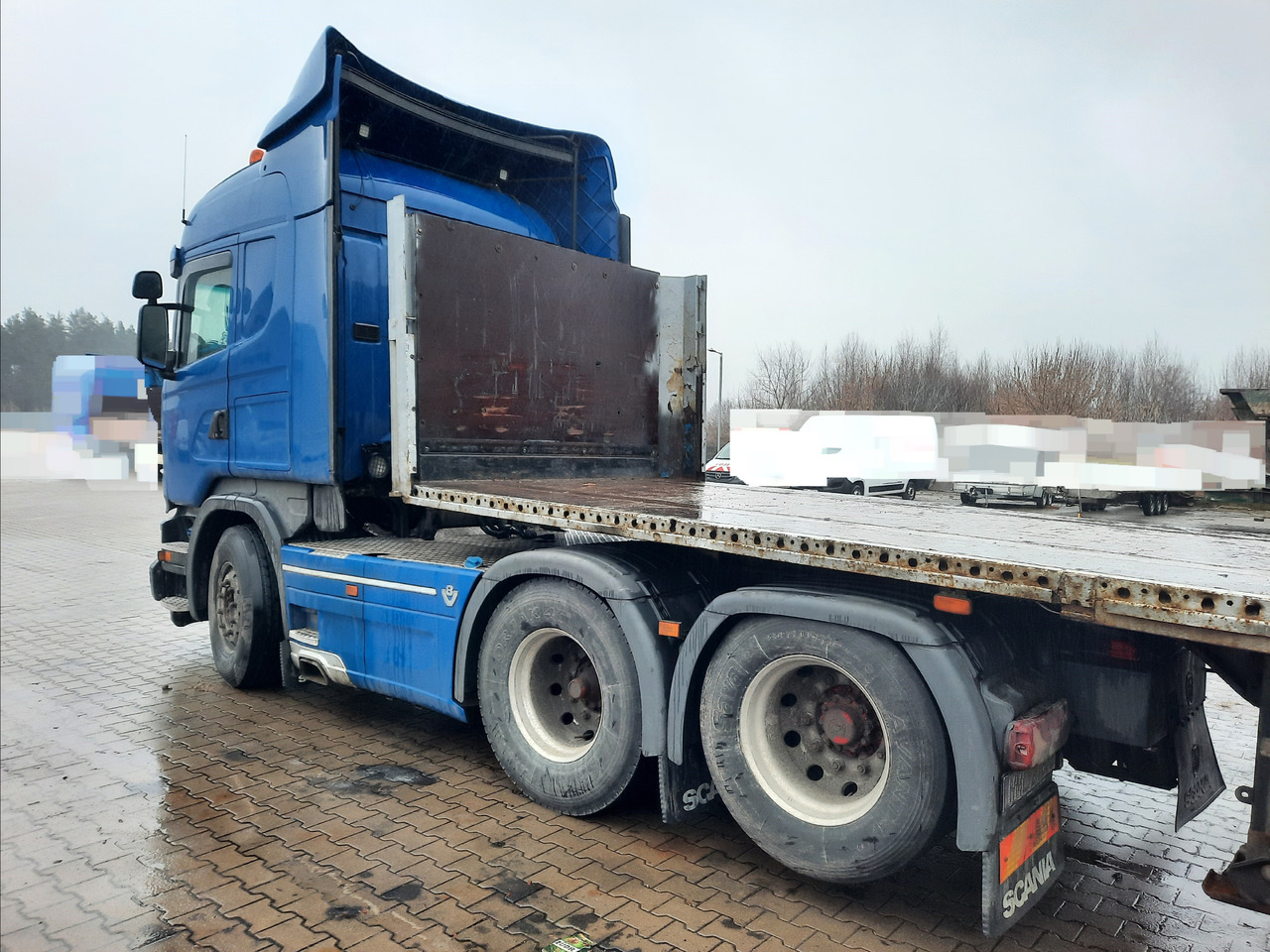 Scania R520 - Dropside/ Flatbed truck: picture 4 Scania R520 - Dropside/ Flatbed truck: picture 4