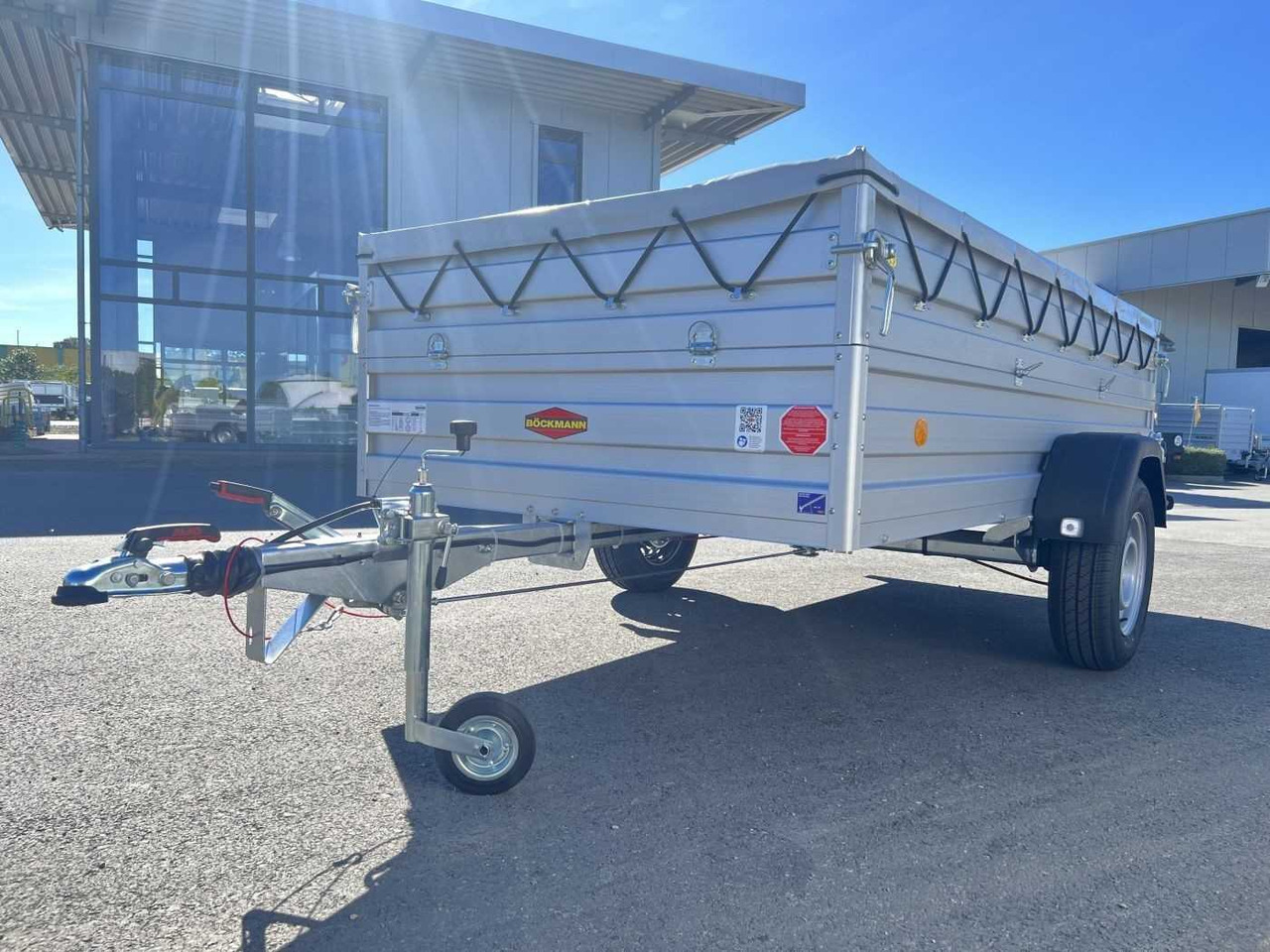 New Car trailer BOECKMANN TL-AL 3015/135 BWEH Fl-Plane Kastenanhänger gebr: picture 20
