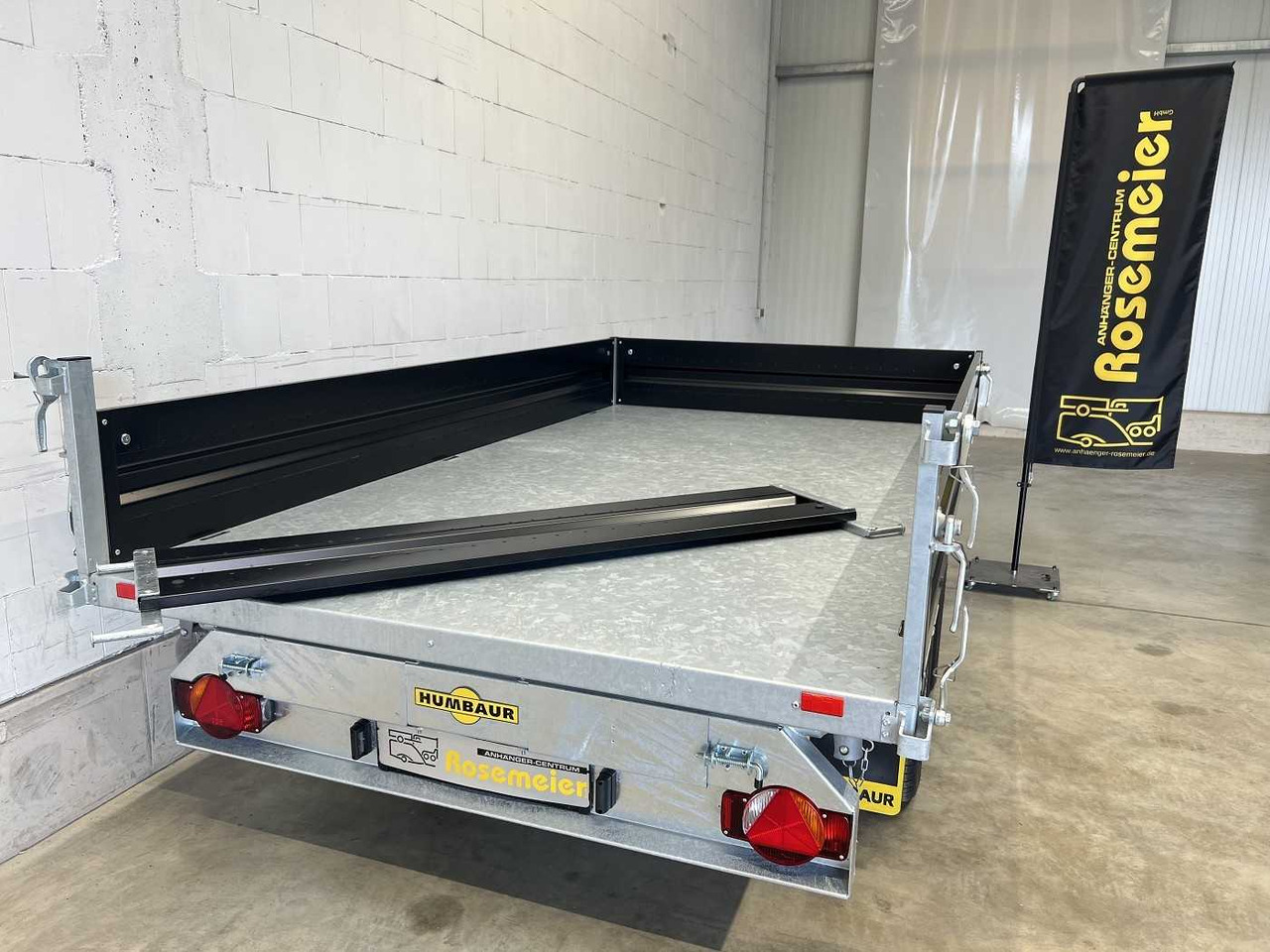 New Tipper trailer HUMBAUR HTK 3500.31 Stahl Black Dreiseitenkipper: picture 7