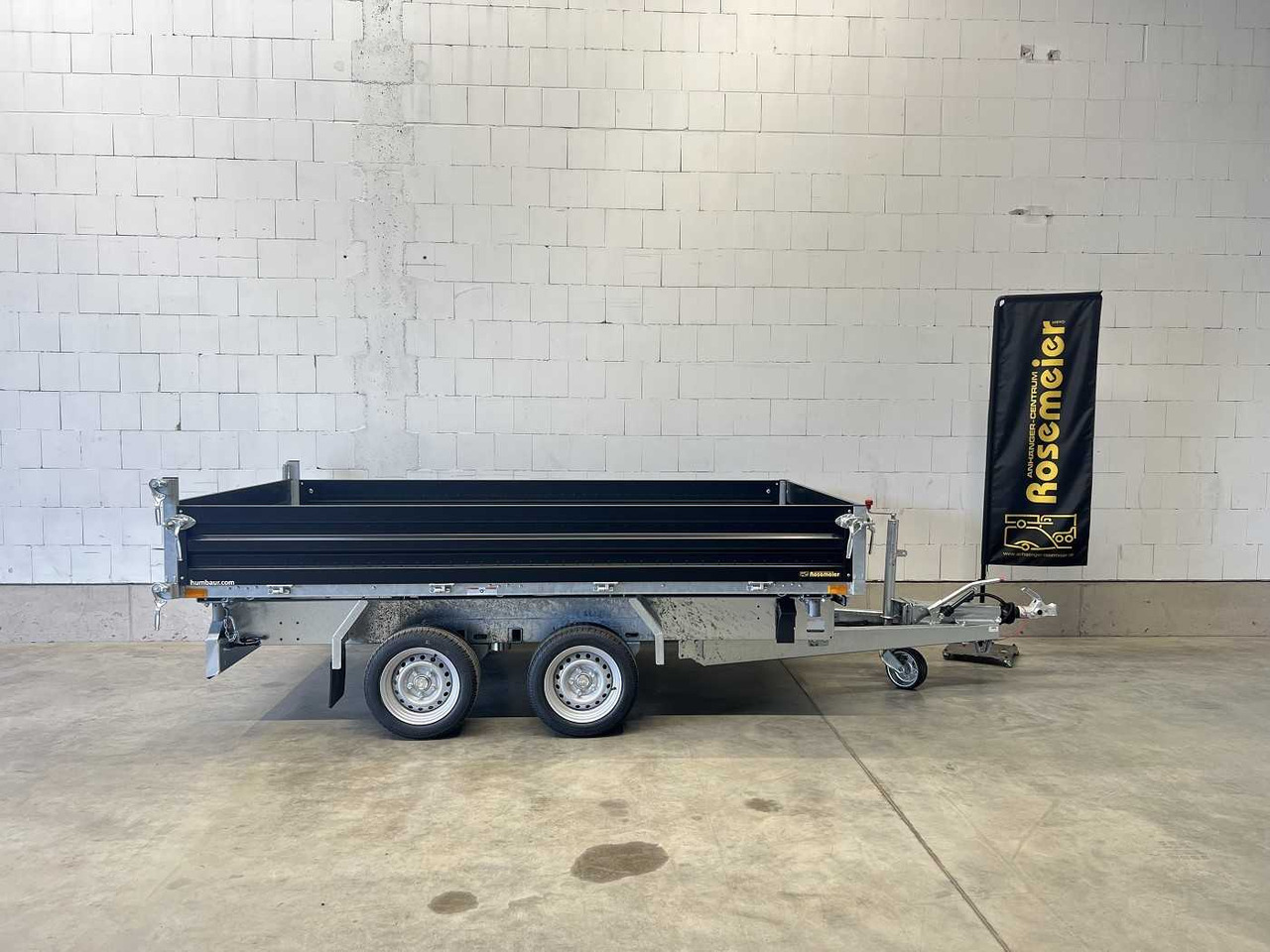 New Tipper trailer HUMBAUR HTK 3500.31 Stahl Black Dreiseitenkipper: picture 20
