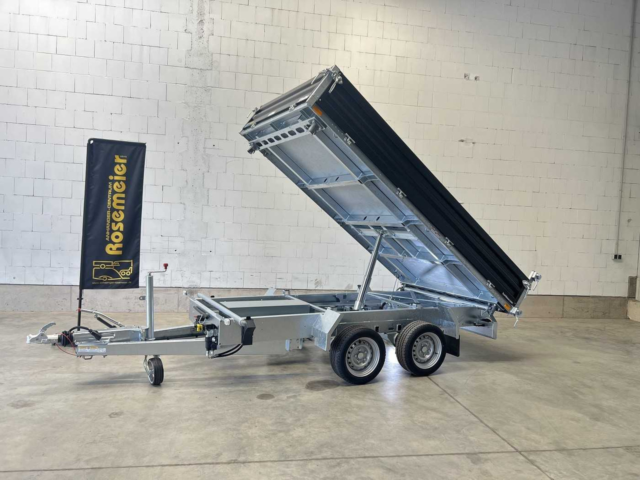 New Tipper trailer HUMBAUR HTK 3500.31 Stahl Black Dreiseitenkipper: picture 29