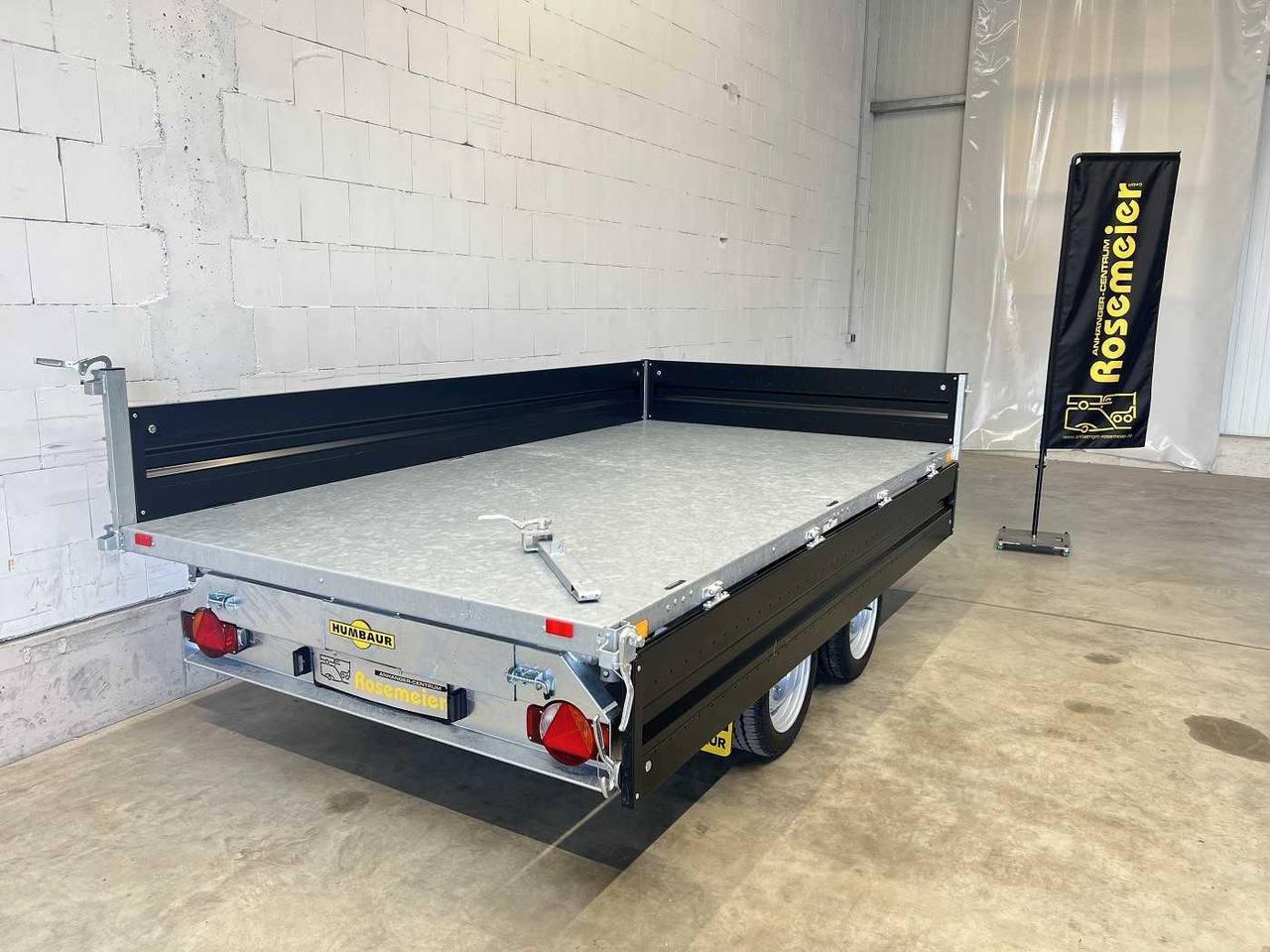 New Tipper trailer HUMBAUR HTK 3500.31 Stahl Black Dreiseitenkipper: picture 16