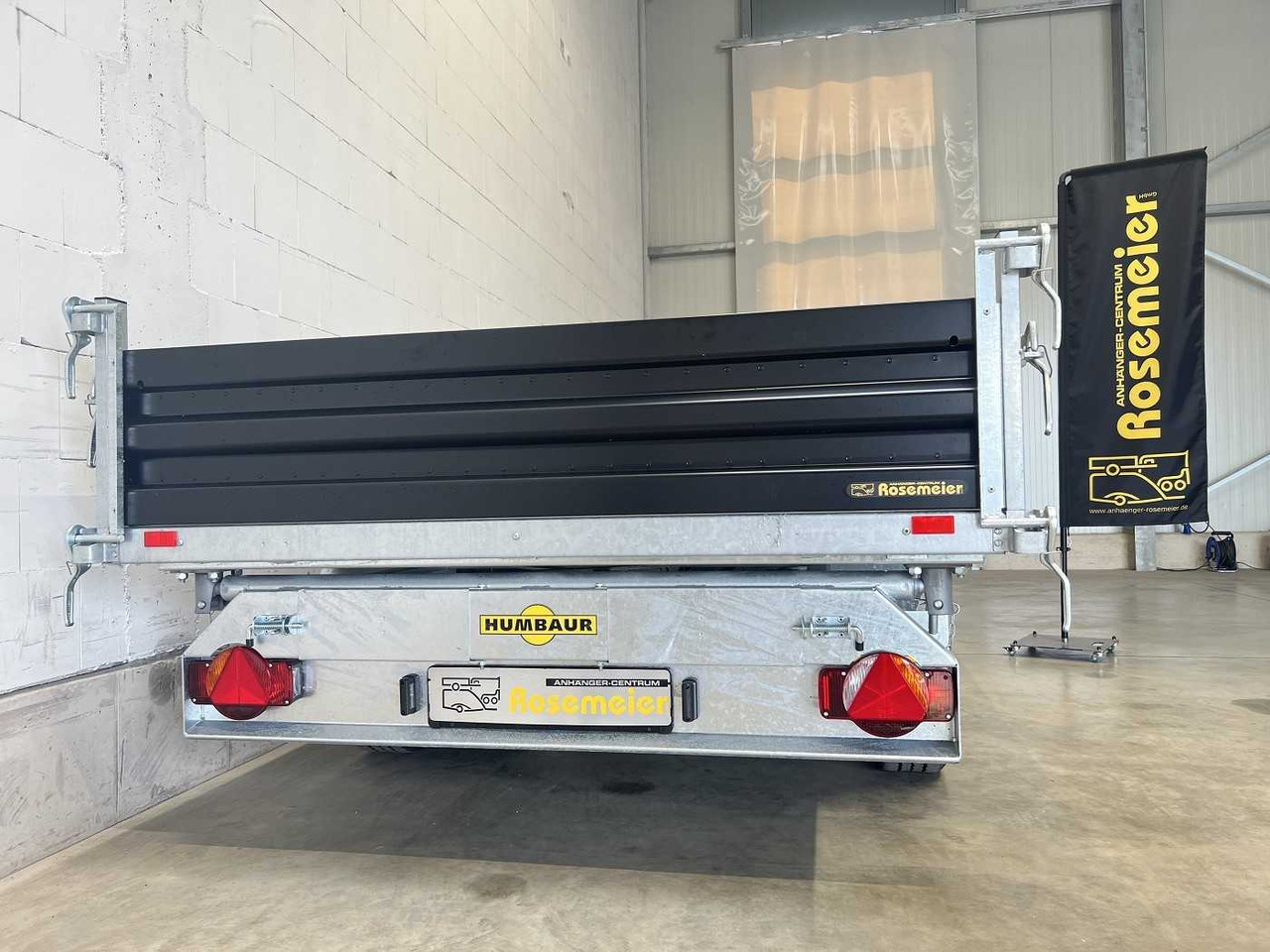 New Tipper trailer HUMBAUR HTK 3500.31 Stahl Black Dreiseitenkipper: picture 9