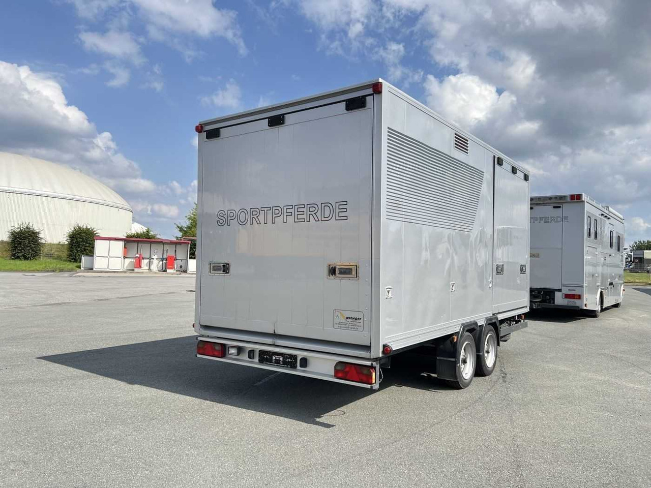 Horse truck MERCEDES-BENZ Atego 1229 + Anhänger LKW: picture 26