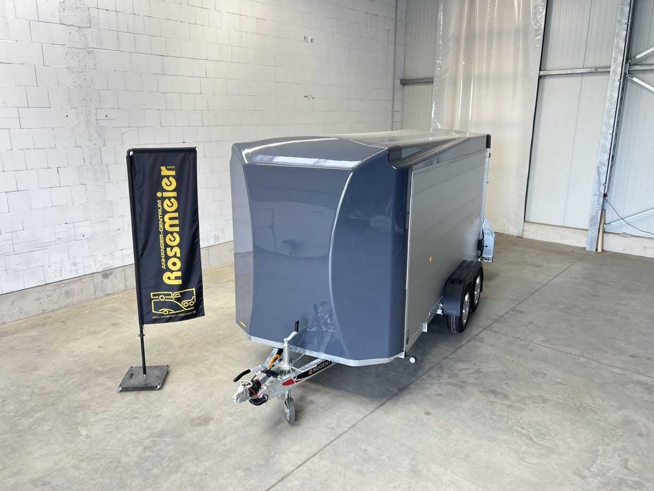 New Closed box trailer NUGENT BX3717S-GRY-DD Kofferanhänger: picture 28