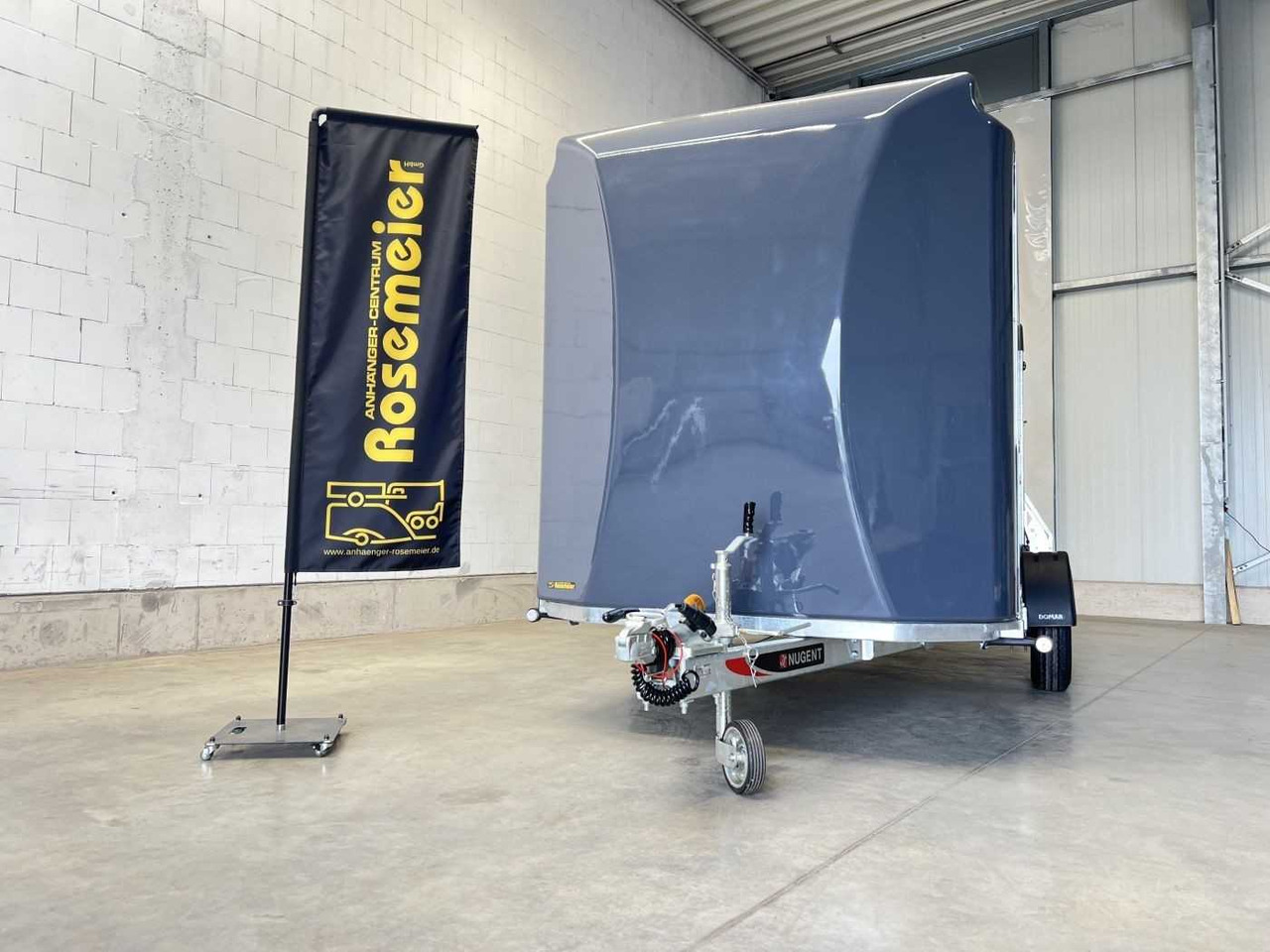 New Closed box trailer NUGENT BX3717S-GRY-DD Kofferanhänger: picture 25