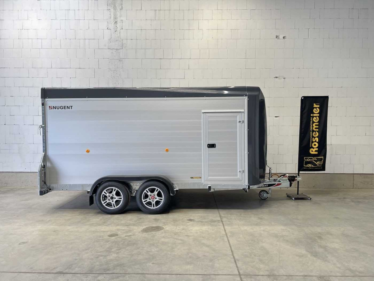 New Closed box trailer NUGENT BX3717S-GRY-DD Kofferanhänger: picture 10
