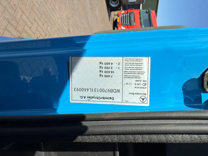 Truck Mercedes-Benz Atego 816 Atego 816 Glasresteel / transport of glas /euro5 / Holland Truck: picture 11