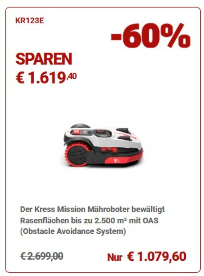 Mähroboter Kress KR123 E - Garden mower: picture 1 Mähroboter Kress KR123 E - Garden mower: picture 1
