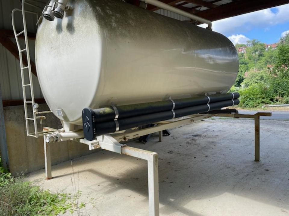 Wechselbrücke mit Silobehälter für den Mehltransport - Tank container: picture 3 Wechselbrücke mit Silobehälter für den Mehltransport - Tank container: picture 3