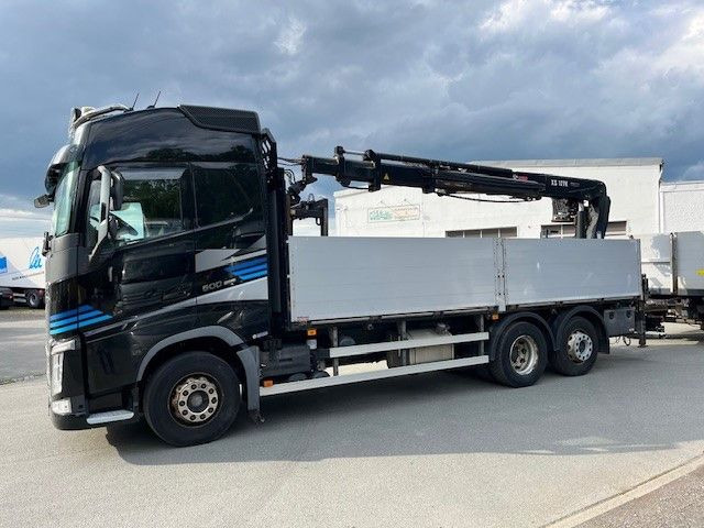 Volvo FH500 Baustoff LKW Hiap 177K Top gepflegt - Crane truck: picture 1 Volvo FH500 Baustoff LKW Hiap 177K Top gepflegt - Crane truck: picture 1