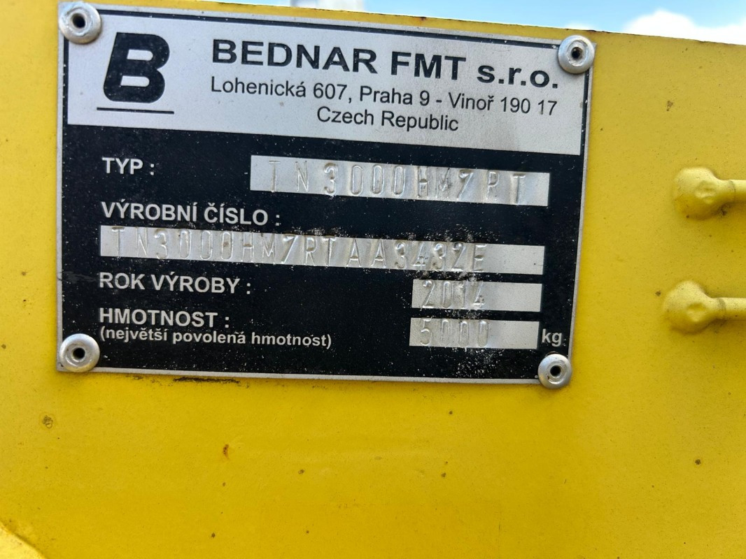 Bednar TN 3000 HM7RT - Cultivator: picture 4 Bednar TN 3000 HM7RT - Cultivator: picture 4