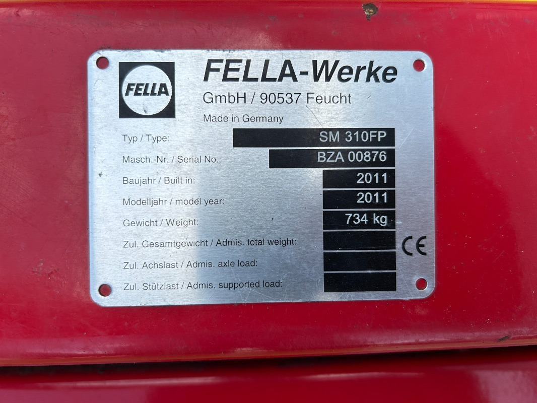 Fella SM 310 FP - Mower: picture 4 Fella SM 310 FP - Mower: picture 4