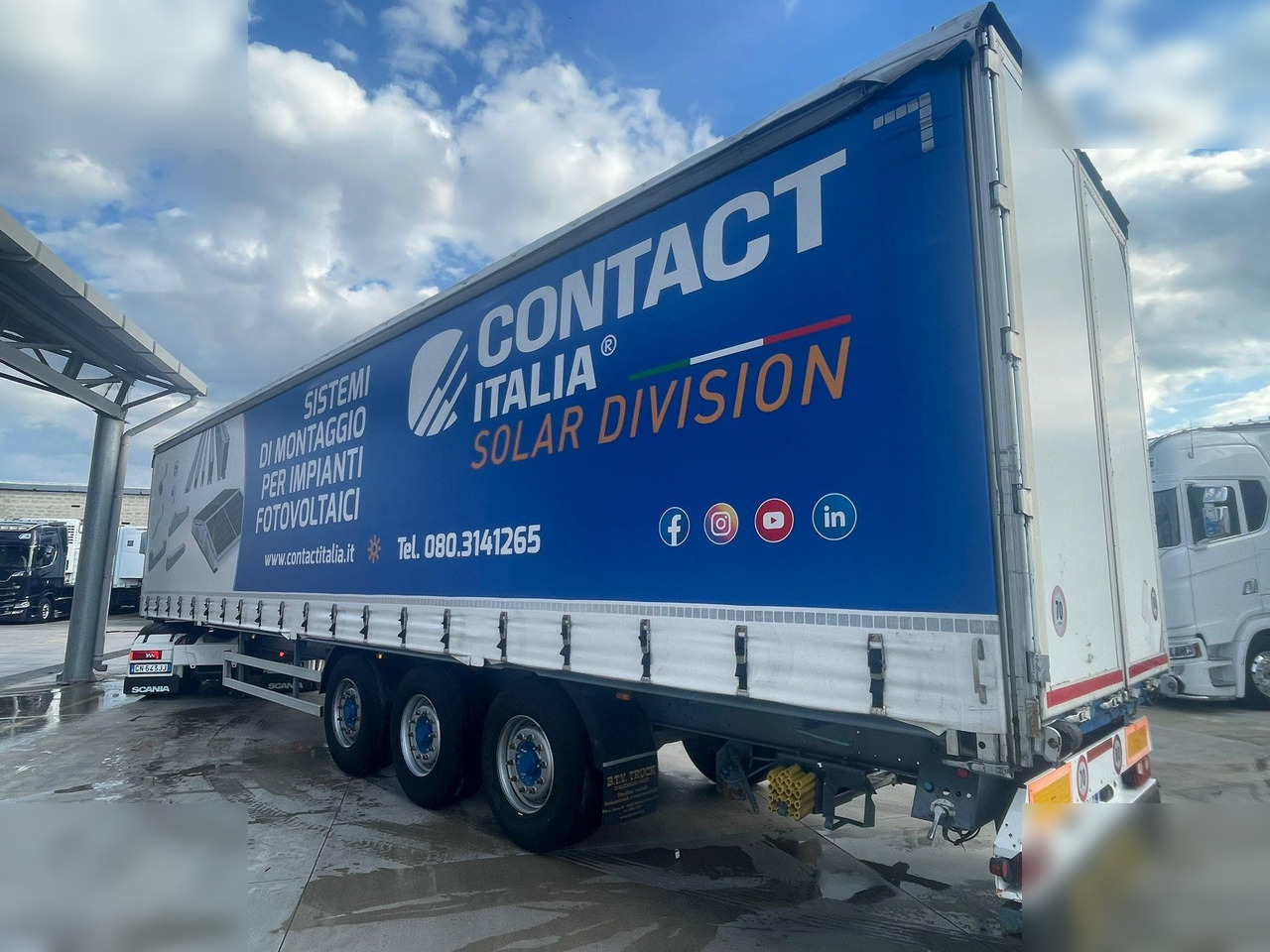 MERKER  - Curtainsider semi-trailer: picture 2 MERKER  - Curtainsider semi-trailer: picture 2