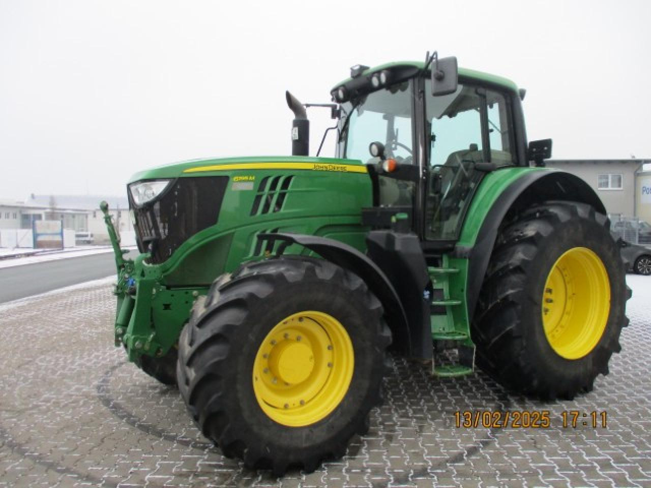 John Deere 6195 M mit SF3000 - Farm tractor: picture 1 John Deere 6195 M mit SF3000 - Farm tractor: picture 1
