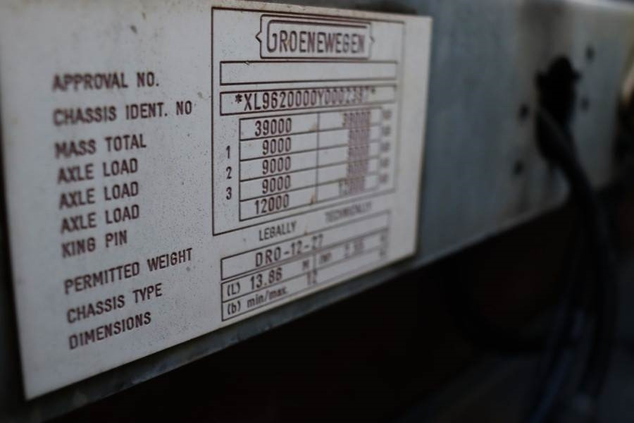 Dropside/ Flatbed semi-trailer Groenewegen DRO-12-27 3 Axle Trailer, 32t Capacity, BPW Axles: picture 6 Dropside/ Flatbed semi-trailer Groenewegen DRO-12-27 3 Axle Trailer, 32t Capacity, BPW Axles: picture 6