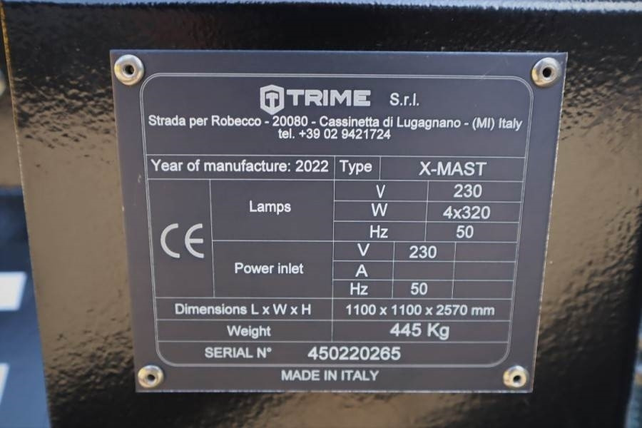 Trime X-Mast 4 × 320W Valid Inspection, *Guarantee - Lighting tower: picture 4 Trime X-Mast 4 × 320W Valid Inspection, *Guarantee - Lighting tower: picture 4