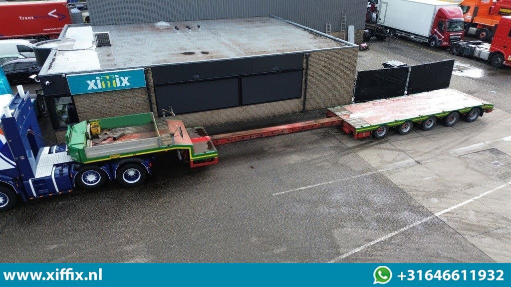 Broshuis 5-ass. Uitschuifbare semi dieplader / 2x Naloop gestuurd - Low loader semi-trailer: picture 1 Broshuis 5-ass. Uitschuifbare semi dieplader / 2x Naloop gestuurd - Low loader semi-trailer: picture 1