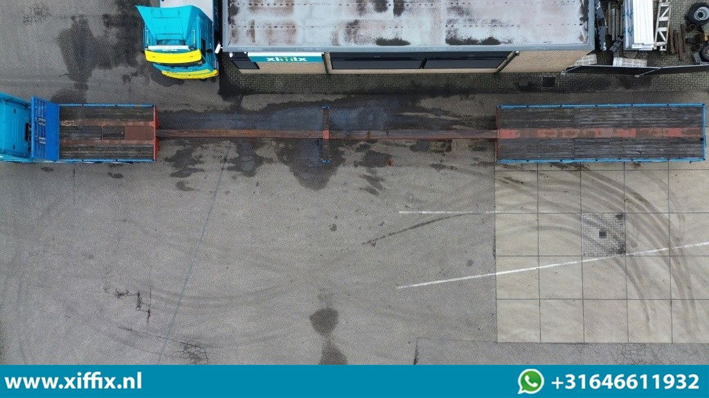 Lako 3-ass. Vlakke dubbel 2x uitschuifbare oplegger / 3x gestuurd - Dropside/ Flatbed semi-trailer: picture 3 Lako 3-ass. Vlakke dubbel 2x uitschuifbare oplegger / 3x gestuurd - Dropside/ Flatbed semi-trailer: picture 3