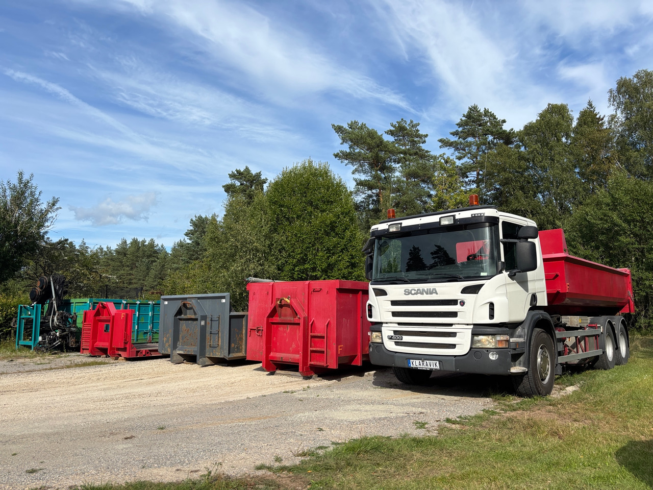 Scania P400 - Hook lift truck: picture 1 Scania P400 - Hook lift truck: picture 1