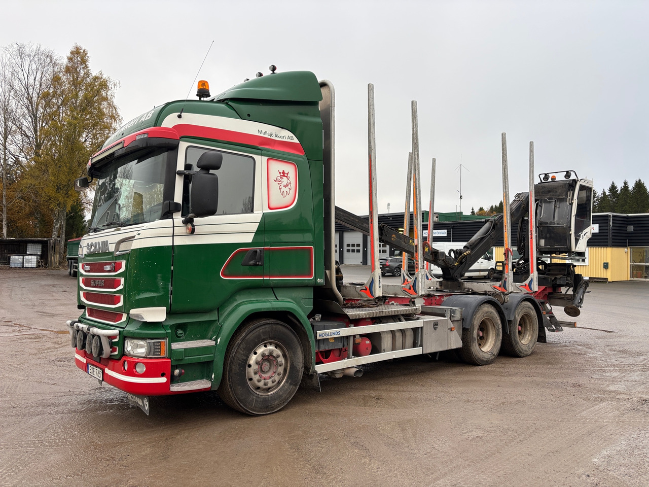 Scania R580 LB6X4 - Log truck, Crane truck: picture 1 Scania R580 LB6X4 - Log truck, Crane truck: picture 1