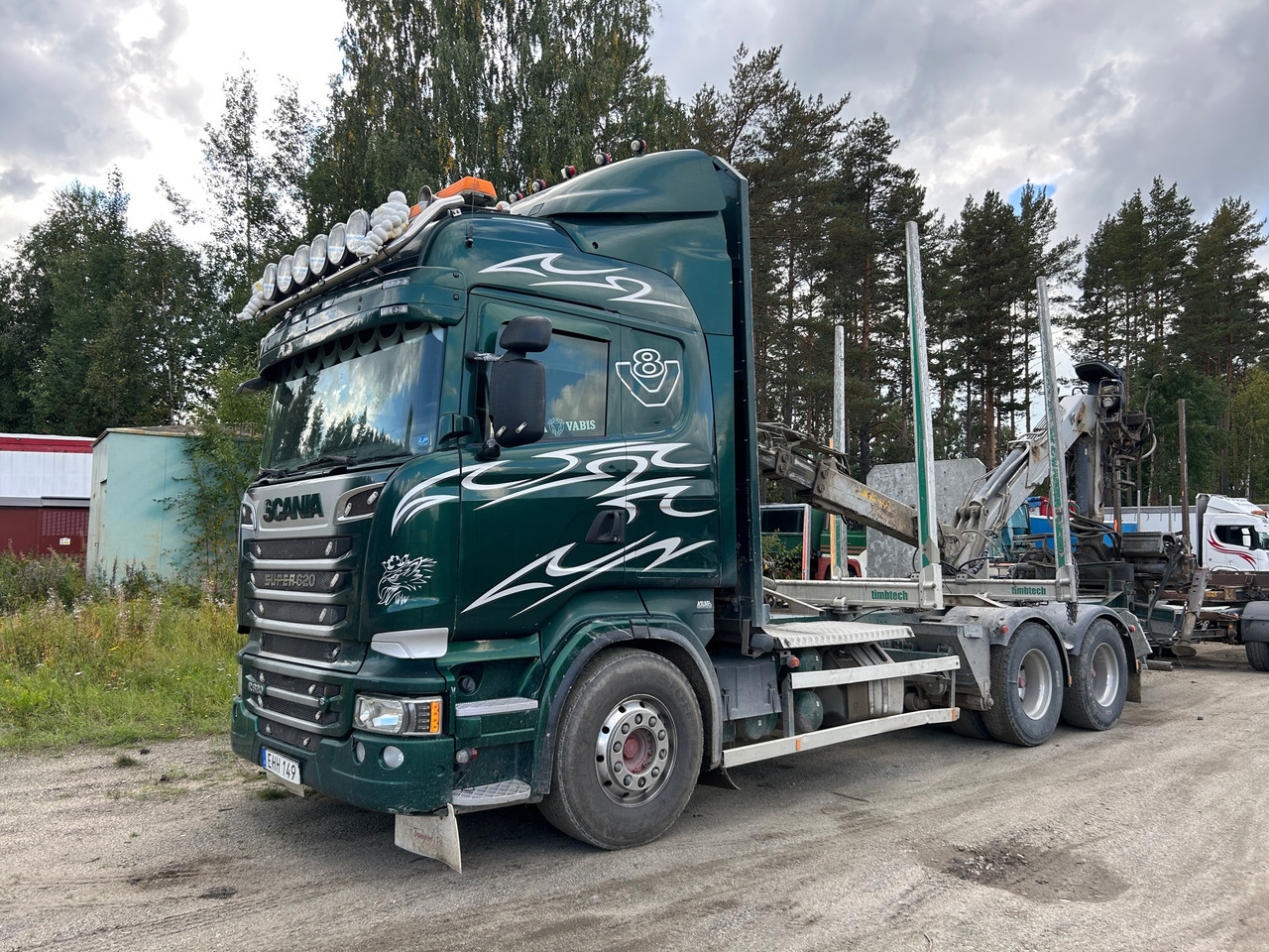 Scania R620 - Log truck, Crane truck: picture 1 Scania R620 - Log truck, Crane truck: picture 1