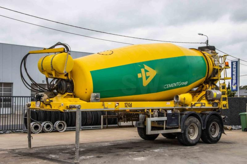 DE BUF BETON MIXER/MALAXEUR/MISCHER 10M3 - Concrete mixer semi-trailer: picture 1 DE BUF BETON MIXER/MALAXEUR/MISCHER 10M3 - Concrete mixer semi-trailer: picture 1